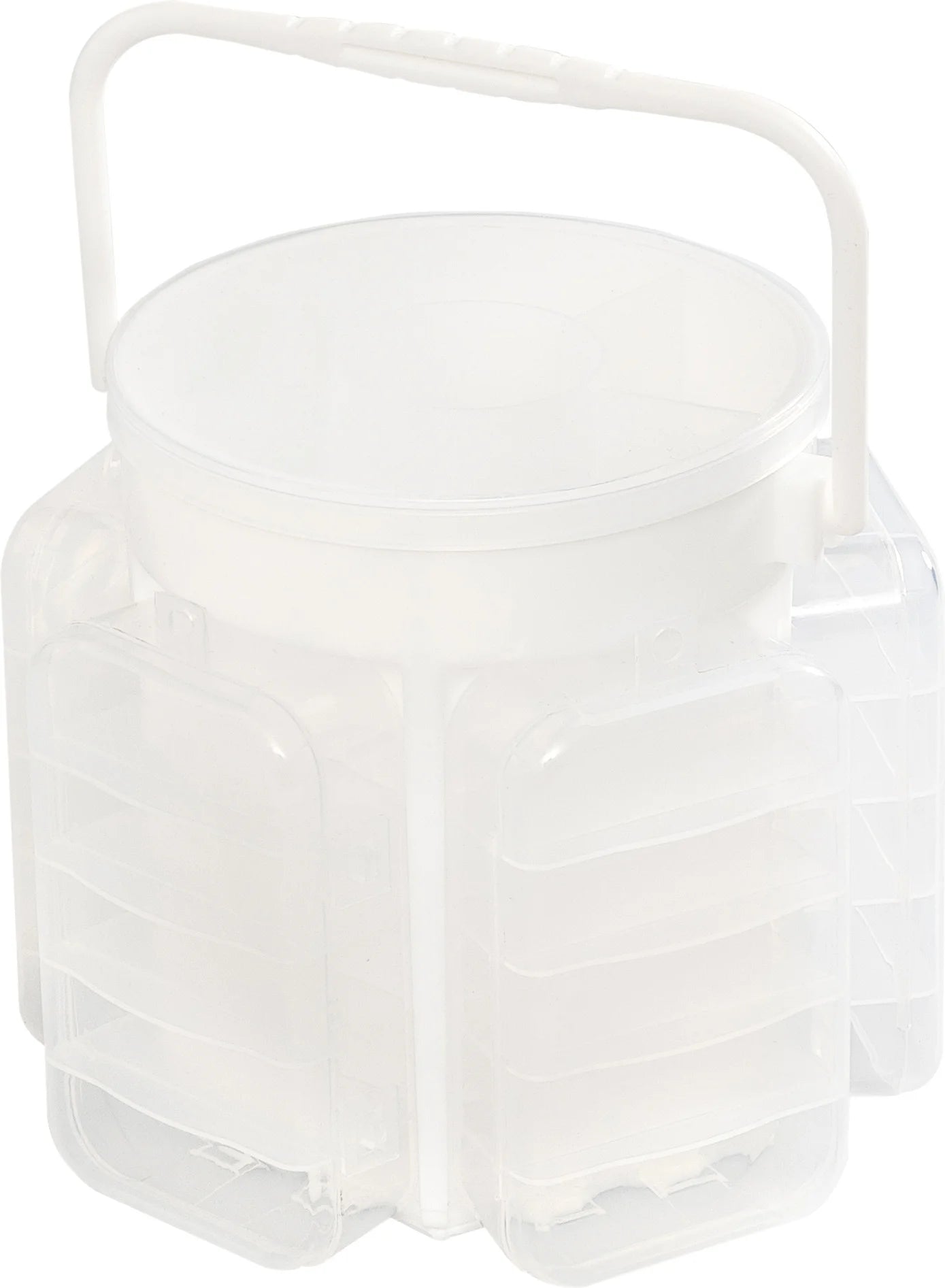 We R Craft Caddy Translucent Plastic Storage-6.3"X6.3"X5.7" Case