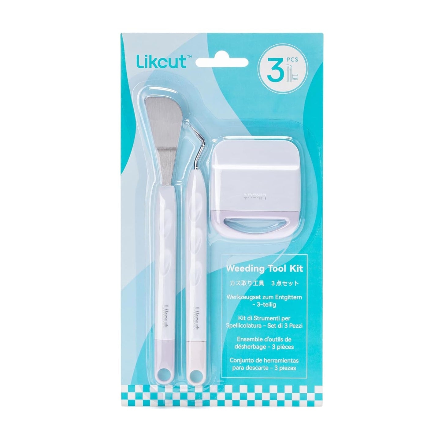 Portable Vinyl Cutter with Weeding Tools Set, Craft Weeding Tool Kit for Vinyl, Iron-On & Paper Projects, 3Pcs Weeding Kits