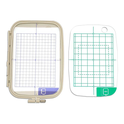 4Pc Embroidery Hoop Set & Accessories for Brother SE2000, PE900 & Other Models