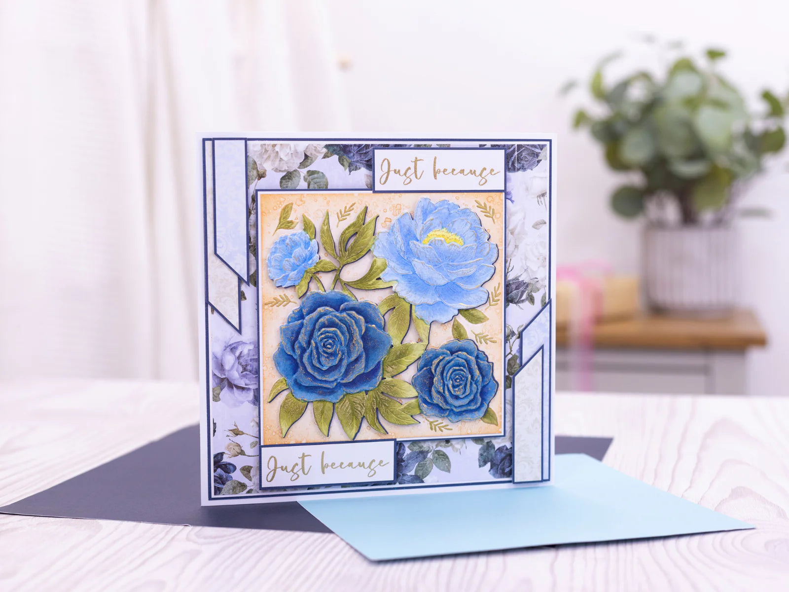 Nature'S Garden - Midnight Floral Photopolymer Stamp - Heartfelt Sentiments