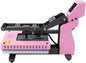 Craft Express Heat Press Machine for T-Shirts,15 X 15 Inches Large Sublimation Flat Tshirt Heat Press for HTV Vinyl Heat Press Transfer Totes,Pillows,Oranments Printing Pink,Customer Service in USA