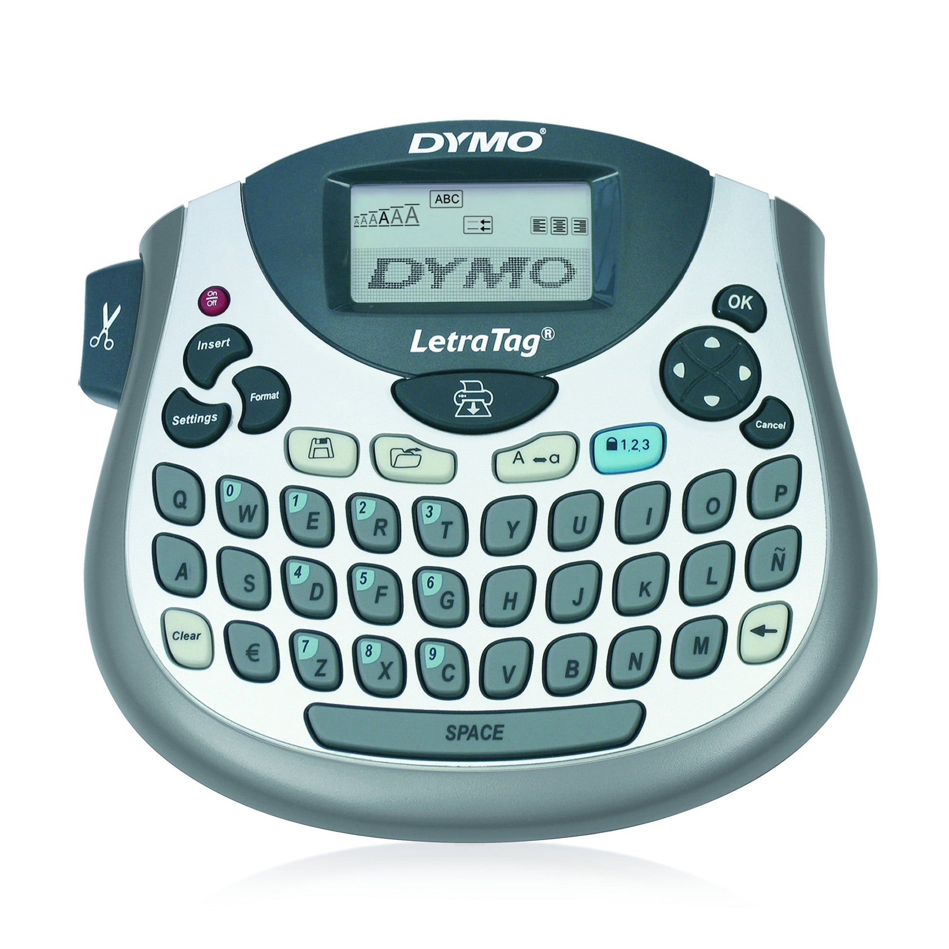 Letratag 100T QWERTY Label Maker, Includes Black Print on White Paper Label, 1 Count