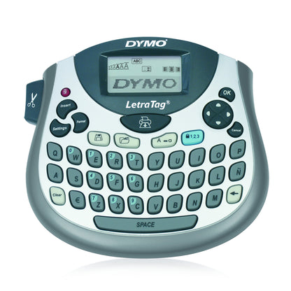 Letratag 100T QWERTY Label Maker, Includes Black Print on White Paper Label, 1 Count