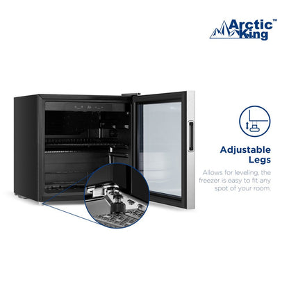 48-Can Beverage Fridge & Cooler with Electrical Control, Stainless Steel Look, ARV48B1AST