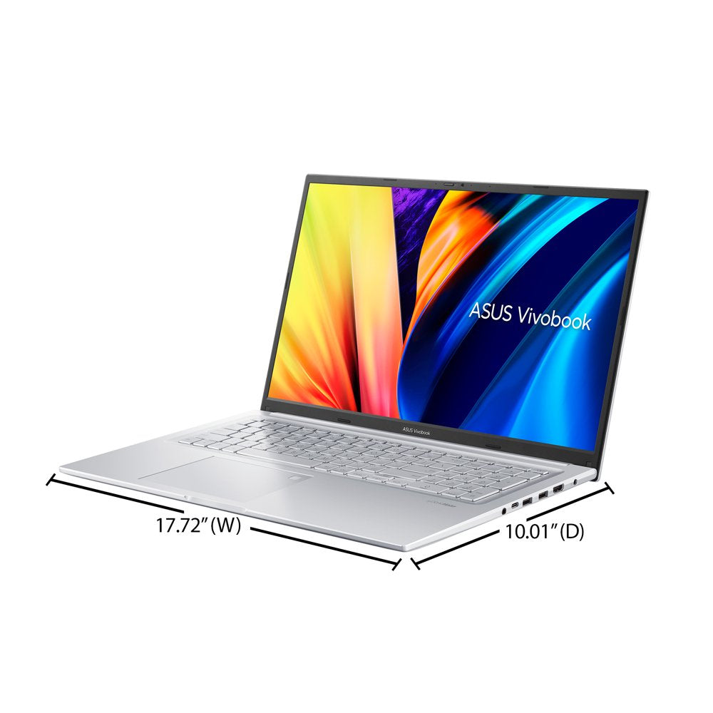 Vivobook 17.3" Full HD PC Laptop, Intel Core I3-1220P, 8GB, 256GB, Silver, Win 11, K1703ZA-WH34