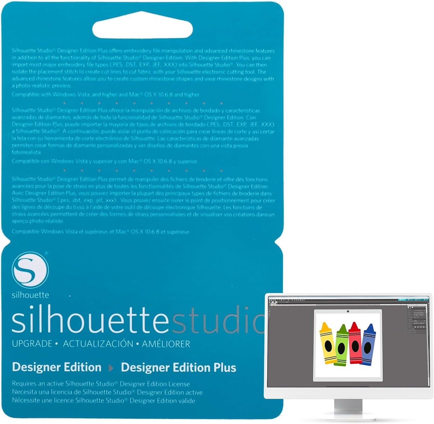 Silhouette Studio Upgrade - Designer Edition to Designer Edition plus (Card)