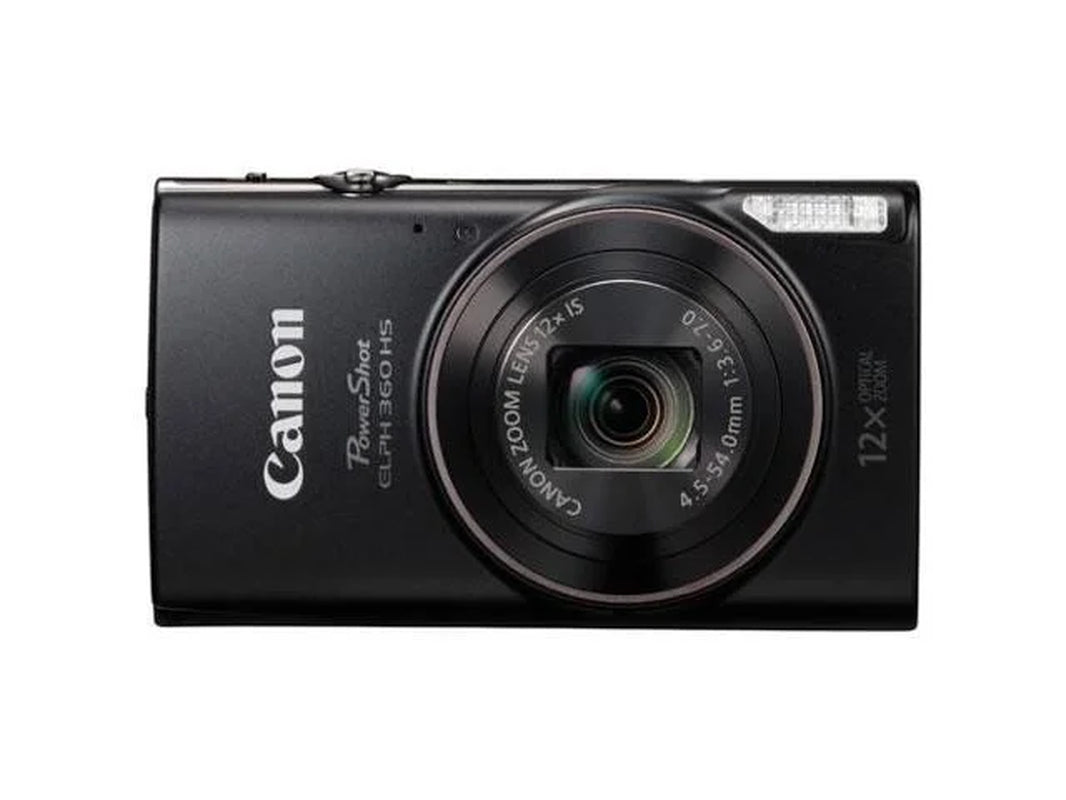 Canon Powershot ELPH 360 HS Digital Camera (Black)
