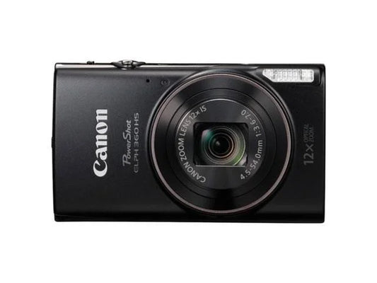 Canon Powershot ELPH 360 HS Digital Camera (Black)