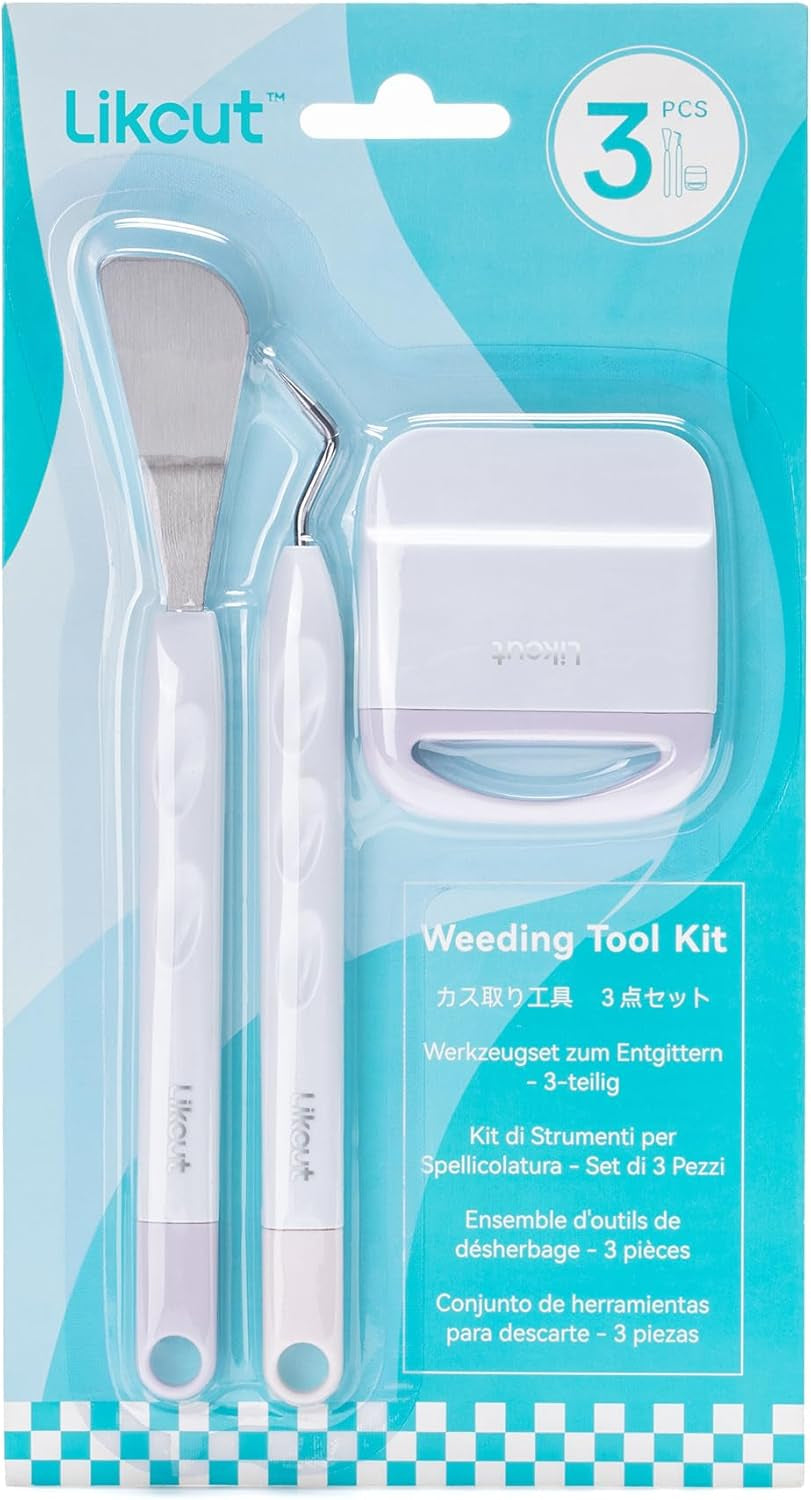 Weeding Tools Set, Precision Crafting Essentials, Craft Weeding Tool Kit for Vinyl, Iron-On & Paper Projects, 3Pcs Weeding Kits, Scraper, Spatula, Weeder for Clean DIY Deisgning