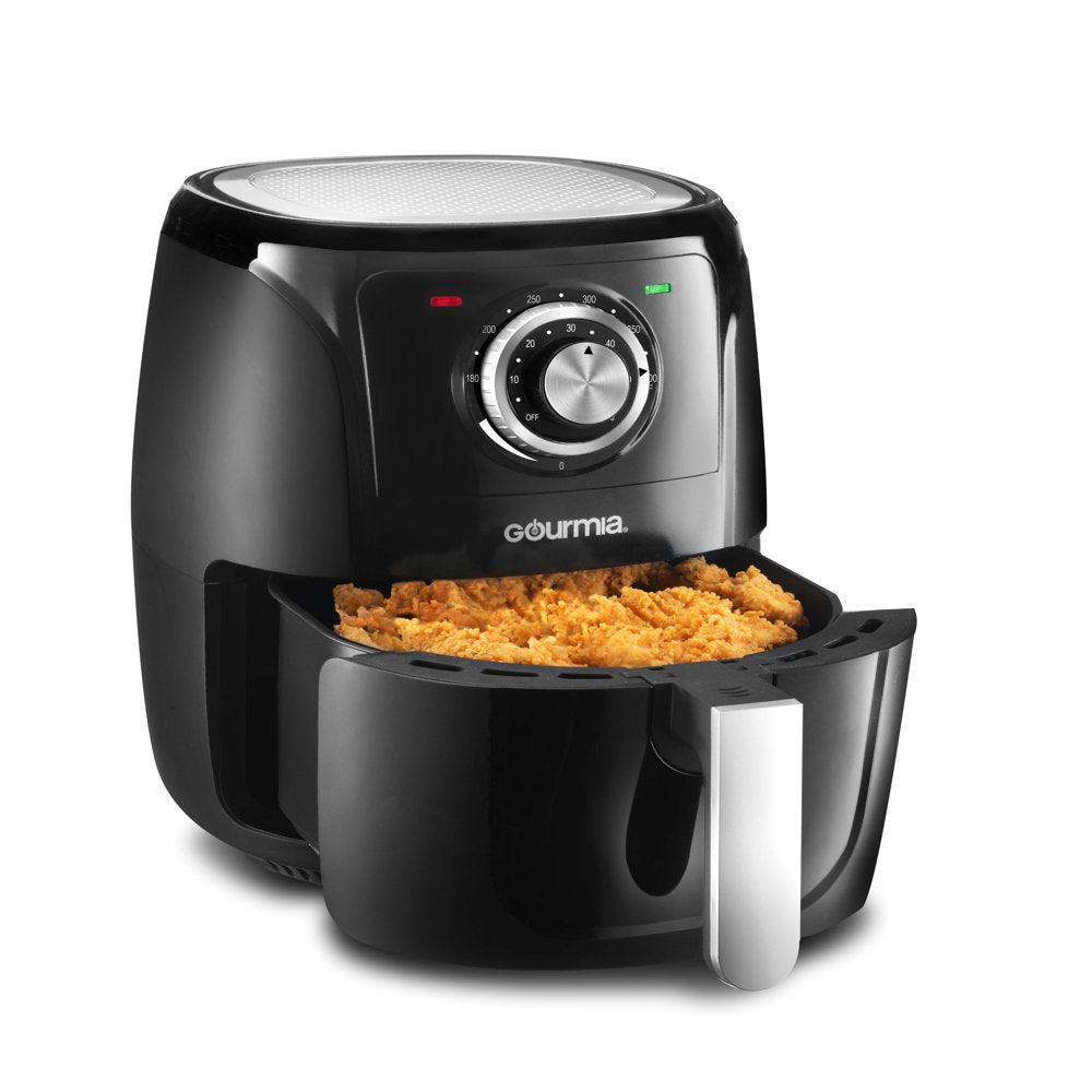 5-Qt Air Fryer with Nonstick Dishwasher Safe Basket, Black, 13.1 H, New