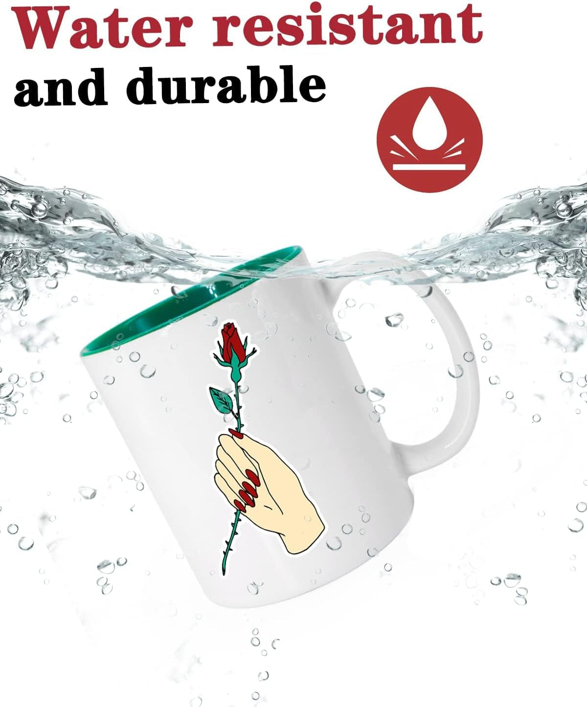 Lzerking 200 Sheets Glossy Printable Vinyl Sticker Paper 8.5"X11", Vibrant Color Quick-Drying Waterproof White Decals for Inkjet/Laser Printers & Cricut for Small Businesses, DIY Enthusiasts