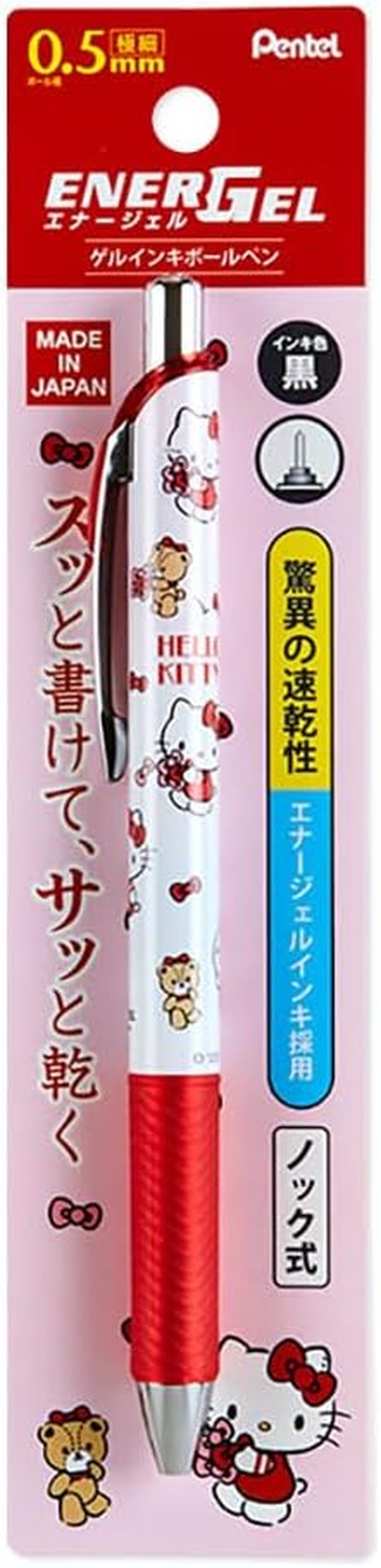 Sanrio 789577 Hello Kitty Gel Ink Ballpoint Pen, Energel