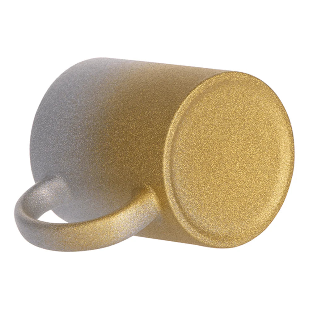 HPN Sublicraft 11 Oz. Glitter Gradient Sublimation Ceramic Mug - 36 per Case