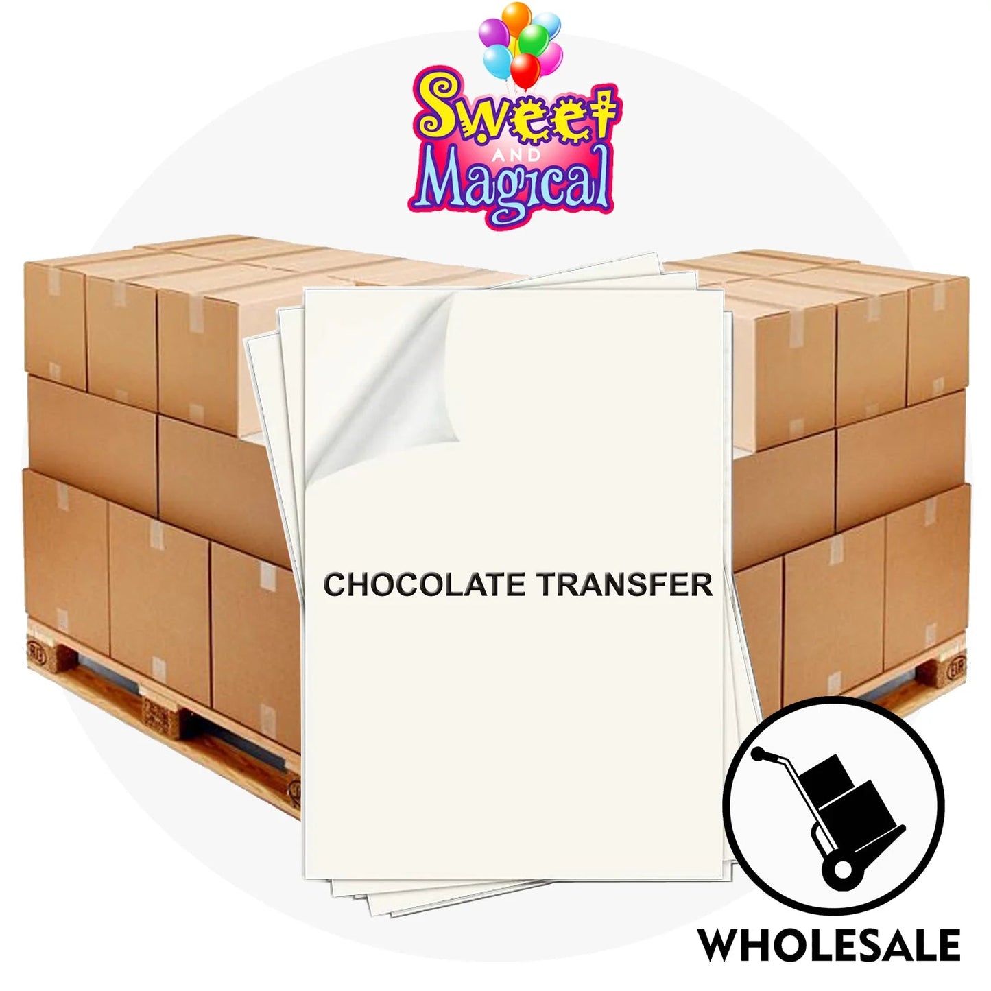 Chocolate Transfer Sheets (Blank) - Box of 10 Packs
