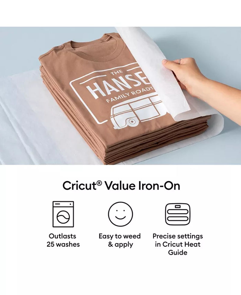Value Iron-On Heat Transfer Vinyl - 12 in X 20 Ft