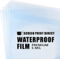 ® Waterproof Inkjet Film Sheets (8.5" X 11" - 100 Sheets) - Transparency Film for Silk Screen Printing, Inkjet Film Sheets for Screen Printers - Screen Printing Supplies