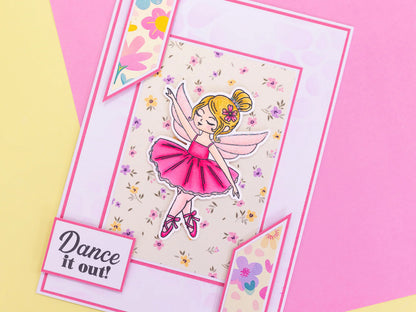 Crafters Companion Stamp & Die - Ballerina Fairy