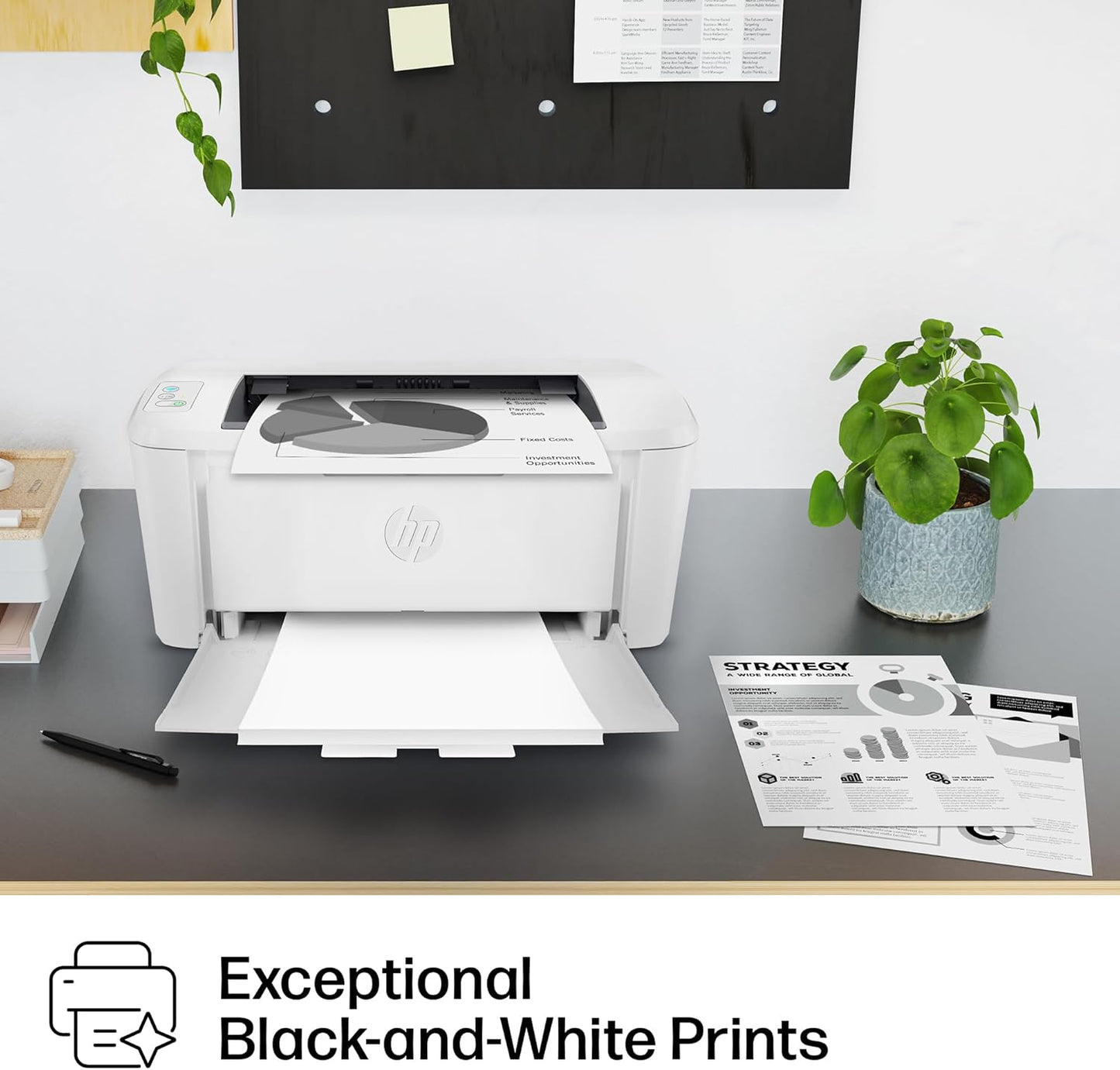 HP Laserjet M110W Wireless Black & White Printer, Print, Fast Speeds, Easy Setup, Mobile Printing, Best-For-Small Teams