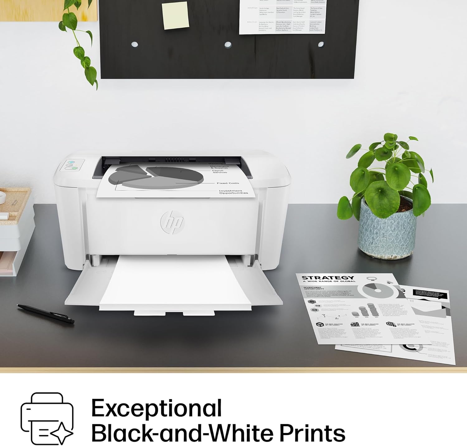 HP Laserjet M110W Wireless Black & White Printer, Print, Fast Speeds, Easy Setup, Mobile Printing, Best-For-Small Teams