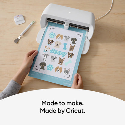 Cricut Waterproof Sticker Set - US Letter (6 Ct), White, 8.5" X 11", Sheets