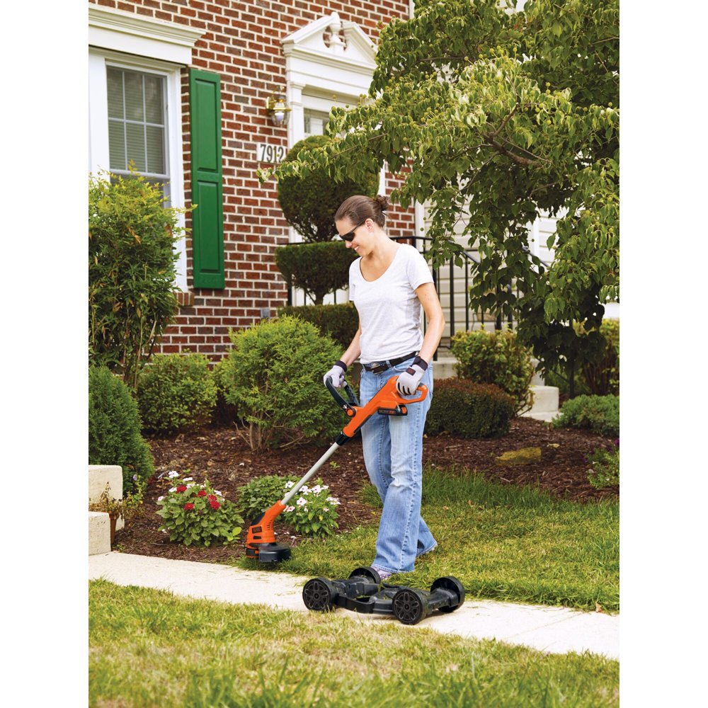 20V MAX Cordless 12" Lithium-Ion 3-In-1 Trimmer/Edger and Mower + 2 Batteries