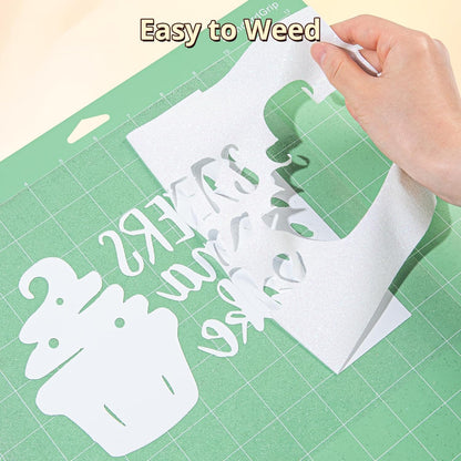 Royal Blue Glitter HTV Vinyl- 10” X 5Ft Royal Blue Glitter Iron on Vinyl for All Cutting Machine, Glitter Heat Transfer Vinyl Roll for T Shirts - Easy to Cut & Weed for Heat Vinyl Design