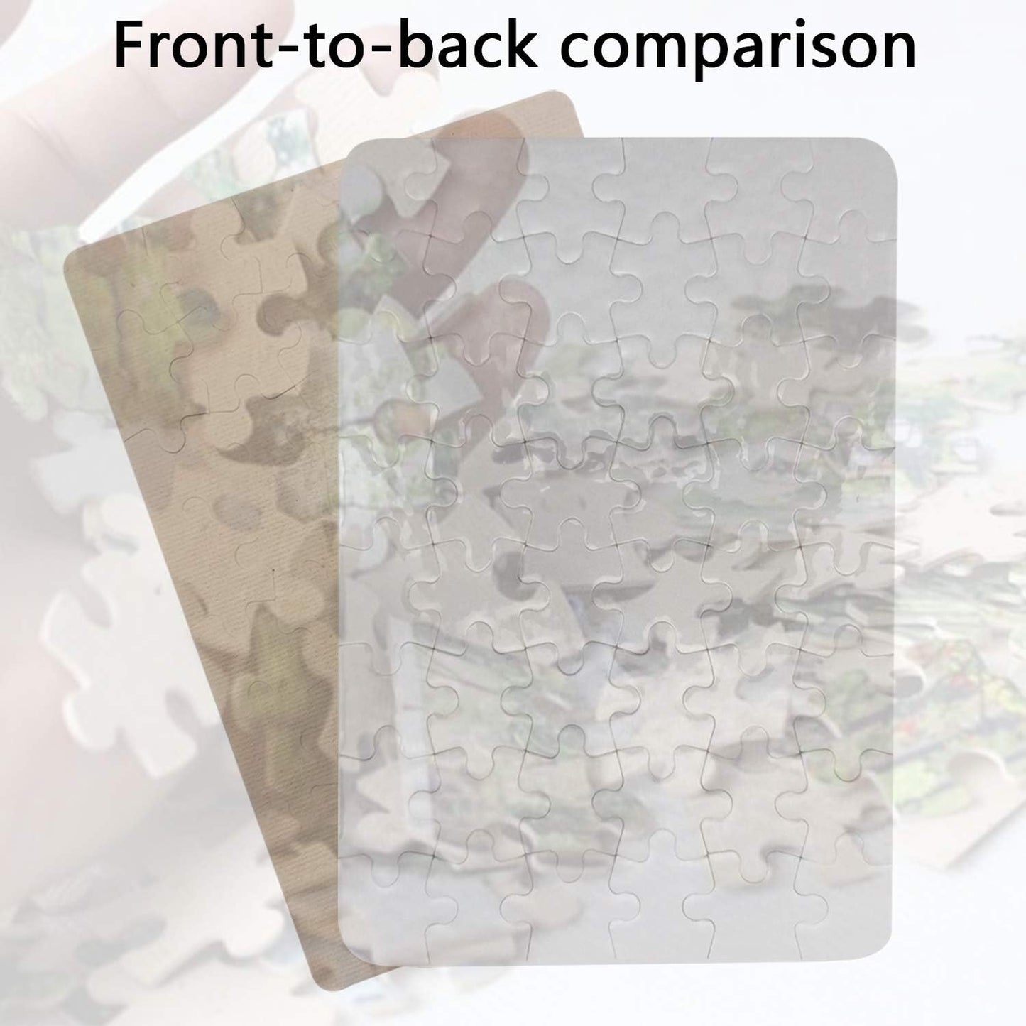 10 Sets Blank Sublimation A5 Jigsaw Puzzles with 48 Pieces - DIY Heat Press Transfer Crafts - Wholesale DIY Thermal Transfer Pearl Puzzles