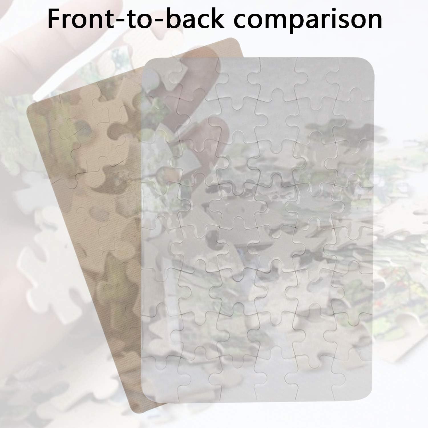 10 Sets Blank Sublimation A5 Jigsaw Puzzles with 48 Pieces - DIY Heat Press Transfer Crafts - Wholesale DIY Thermal Transfer Pearl Puzzles