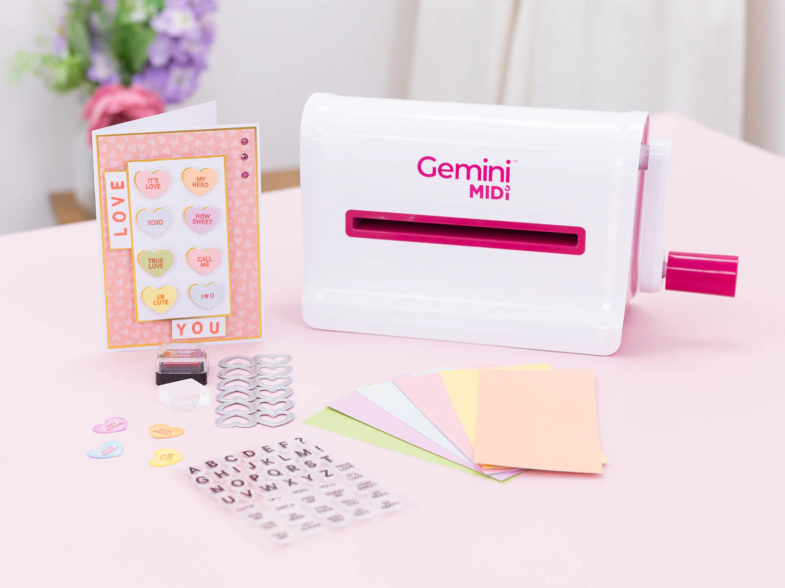 Crafter’S Companion Stamp & Die Kit - Love Hearts