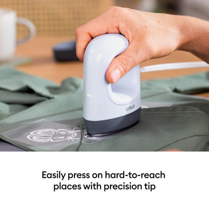 Cricut Easypress Mini LT, Blue + Everything Bundle, Easy-Use Handheld Heat Press