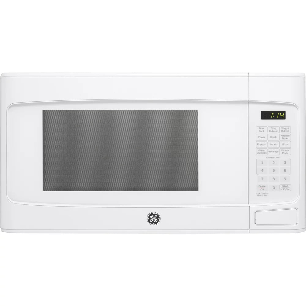 GE® 1.1 Cu. Ft. Capacity Countertop Microwave Oven, White, JES1145DLWW