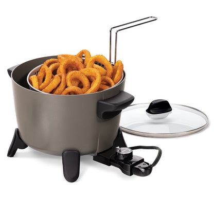 Big Kettle Ceramic Deep Fryer/Multi-Cooker, 06026 New