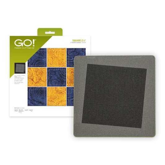 GO! Fabric Cutting Dies-Square 2-1/2" Multiples