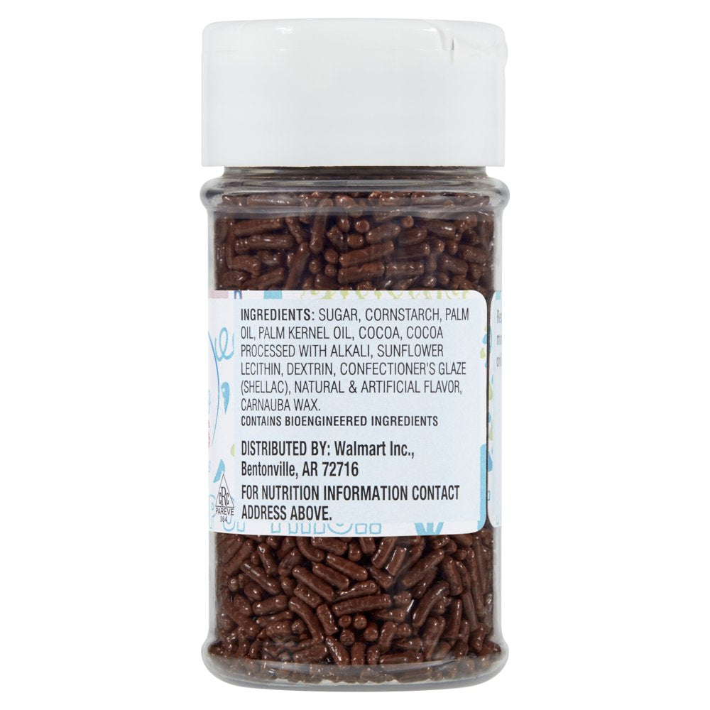 Decorating Sprinkles, Chocolate, 2.7 Oz