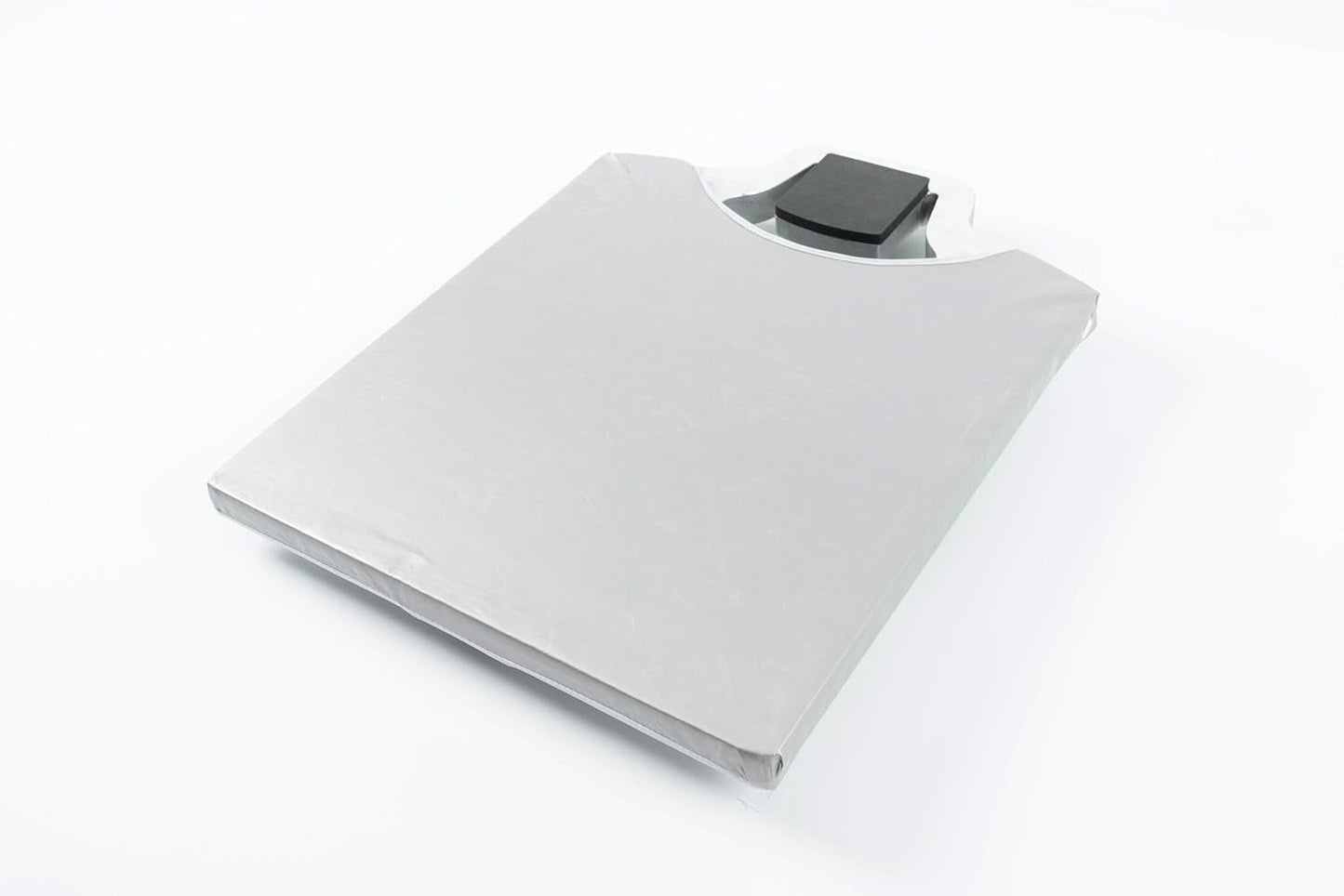 Stahls' Hotronix Quick Change Garment Platen Tag along HP Platen – Interchangeable Platen Is Designed to Quickly Heat Apply Shirt Fronts and Tagless Labels.