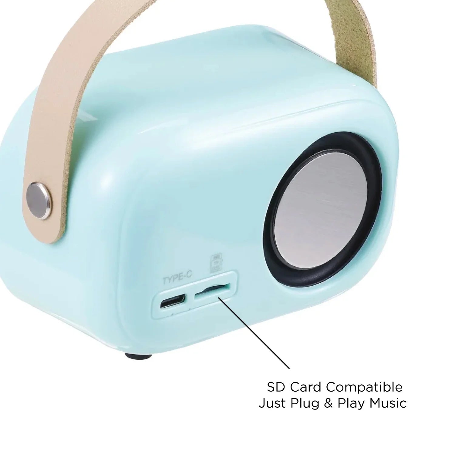 Retro Wireless Karaoke Speaker, Mint, AI6028-MNT