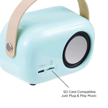 Retro Wireless Karaoke Speaker, Mint, AI6028-MNT