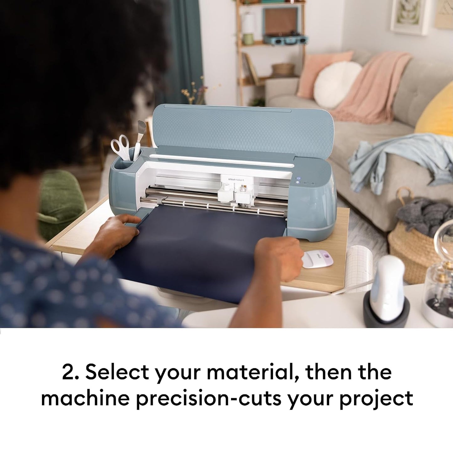 Maker™ 4 Ultimate 2026 Bundle, Smart Cutting Machine, Professional DIY Vinyl Cutter and Die Cutting Machine for Fabric, Leather, Vinyl and Many More Materials