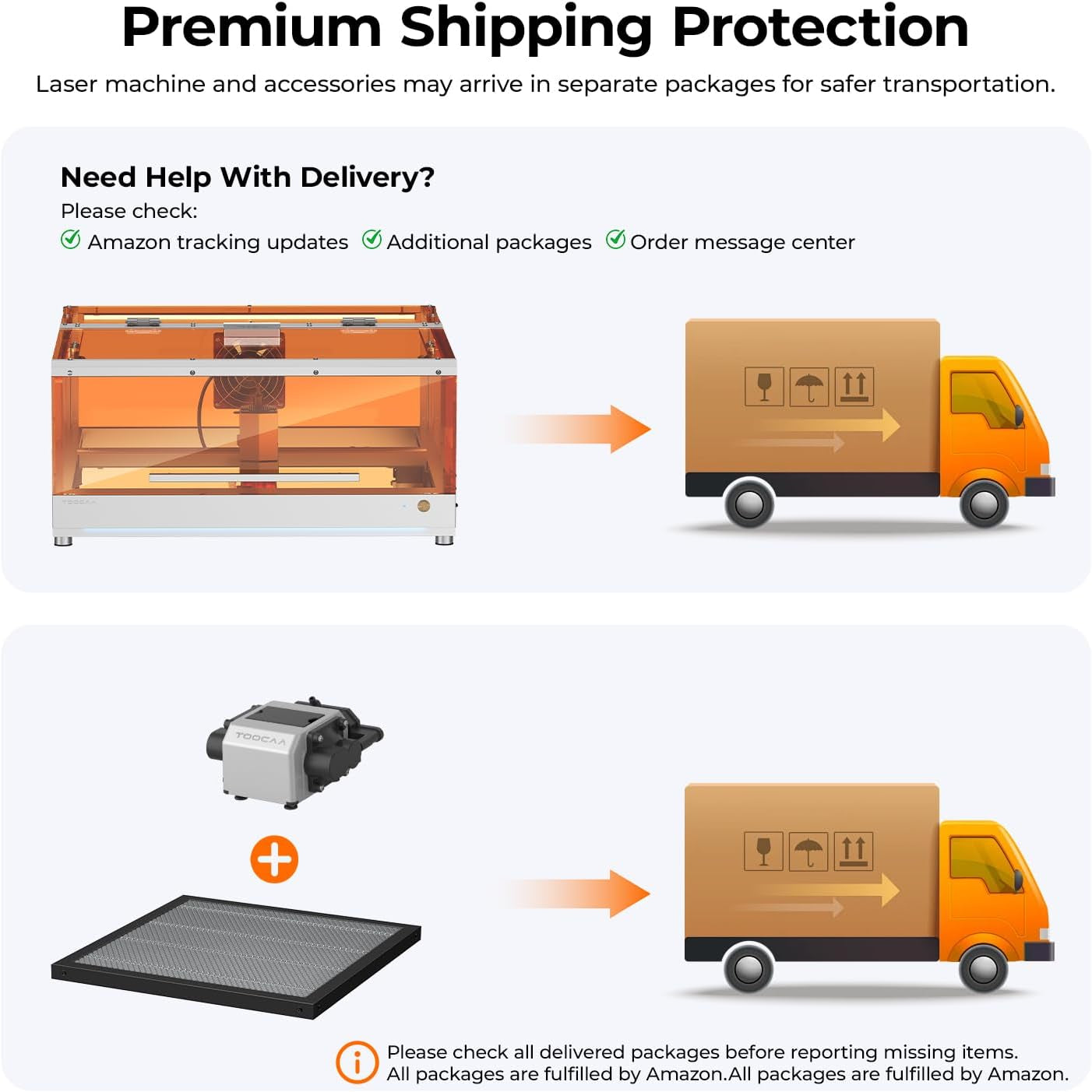 TOOCAA 40W Enclosed Laser Engraver with Smart Air Assist, 400Mm Metal Honeycomb Panel, 22" X 22" Large Bed Size, Class1 Safety Laser Cutter for Tumbler Wood Metal Acrylic Big Production Batch Ready