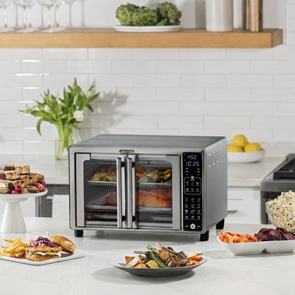 New  6-Slice Digital Toaster Oven Air Fryer with 19 One-Touch Presets, Stainless Steel