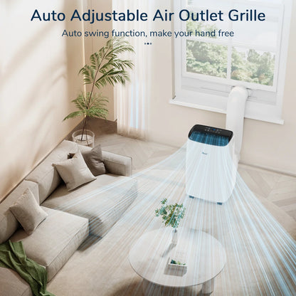 12000 BTU Portable Air Conditioner with Dehumidifier, Fan for Bedroom up to 300 Sq.Ft