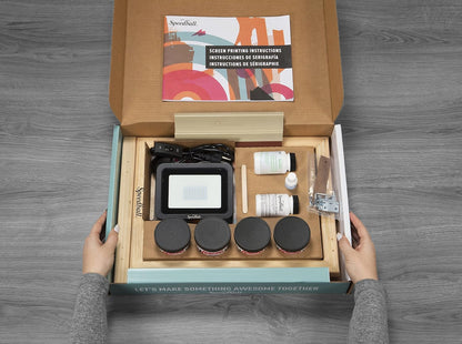 Speedball Advanced All-In-One Screen Printing Kit, Includes LED UV Exposure Lamp