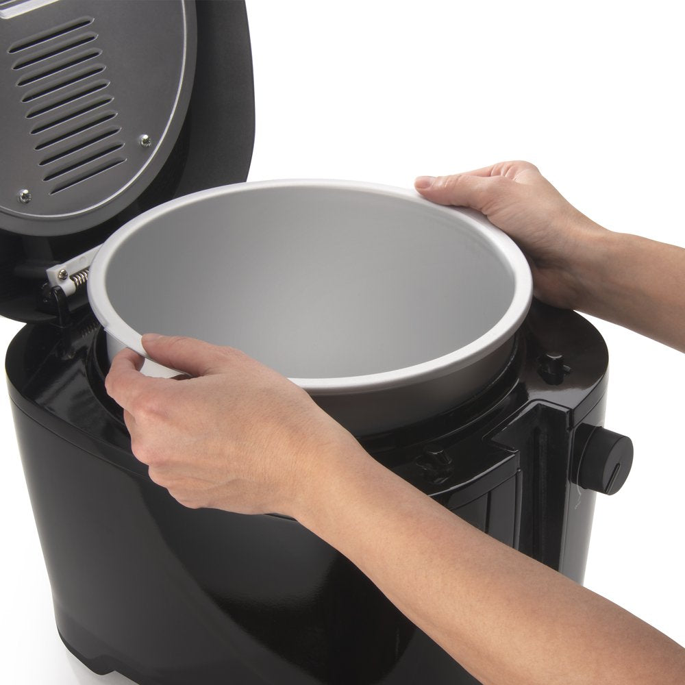 Cool Daddy® Cool-Touch Deep Fryer, Black