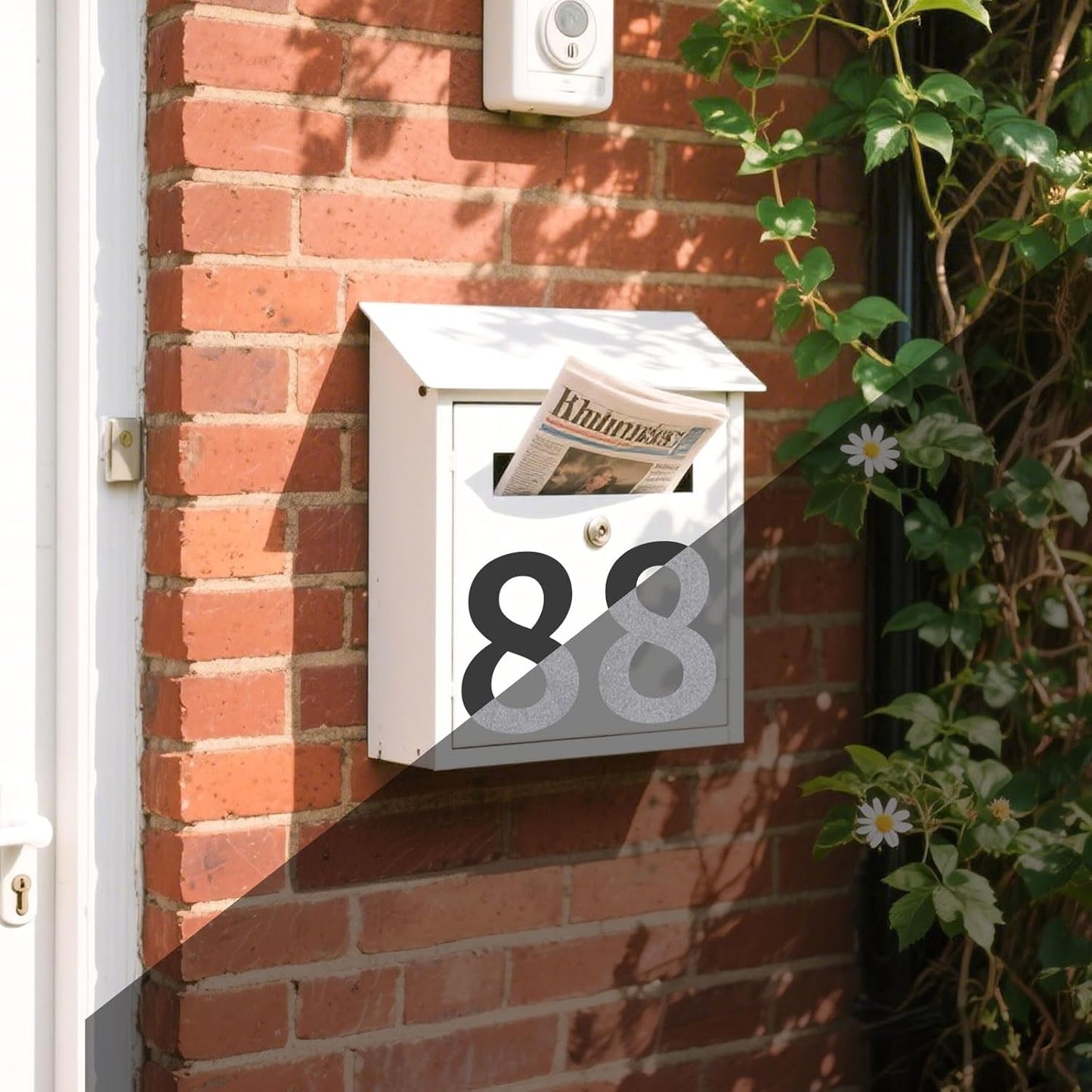 Black Reflective Chrome Adhesive Vinyl Flashlight Sensitive Vinyl for Crafts, Decals, Bikes, Motorcycles, Helmets, Mailbox, Reflective Tape, 1Ftx5Ft, Ink Black