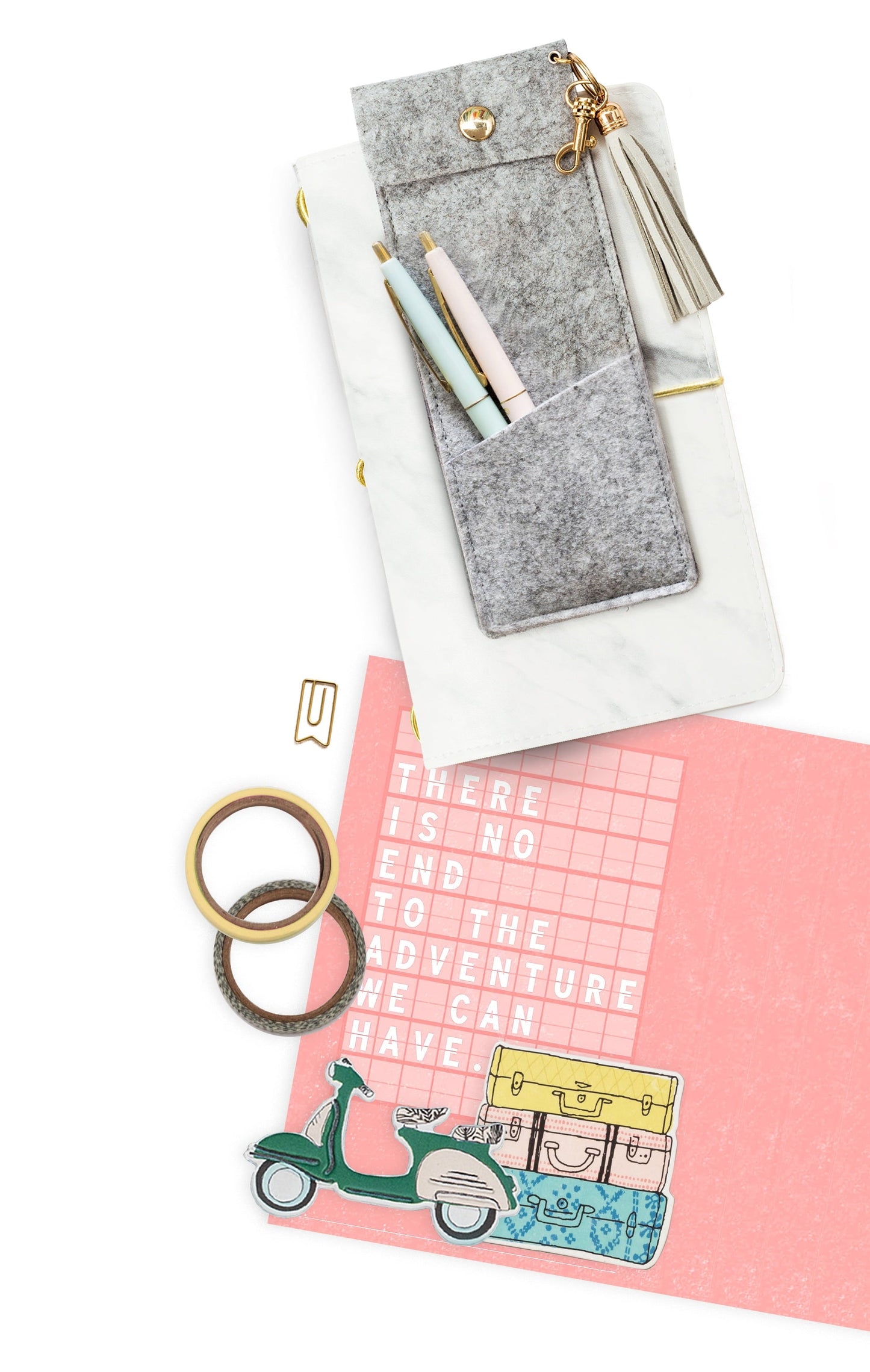 We R Memory Keepers Journal Felt Snap Pocket-