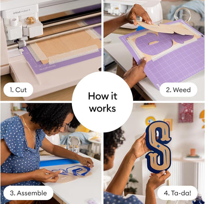 Cricut® Heavy Chipboard - 10 2Mm Sheets (11 in X 11 In) - Durable, Versatile Material for DIY Crafts - Compatible with Cricut Maker®