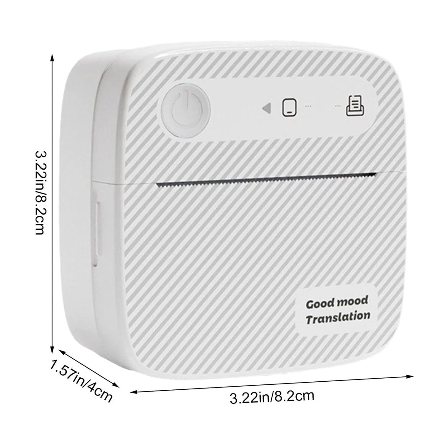 Label Printer, Bluetooth Shipping Label Printer, 4X6 Thermal Printer for Shipping Packages