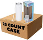 Makerflo 30 Oz Thick Sublimation Blank Tumbler Pack of 25 with Lid and Straw | Craft-Ready for DIY Gifts & Personalization (Sublimation, Epoxy, UV DTF, Vinyl, and Laser Engraving)