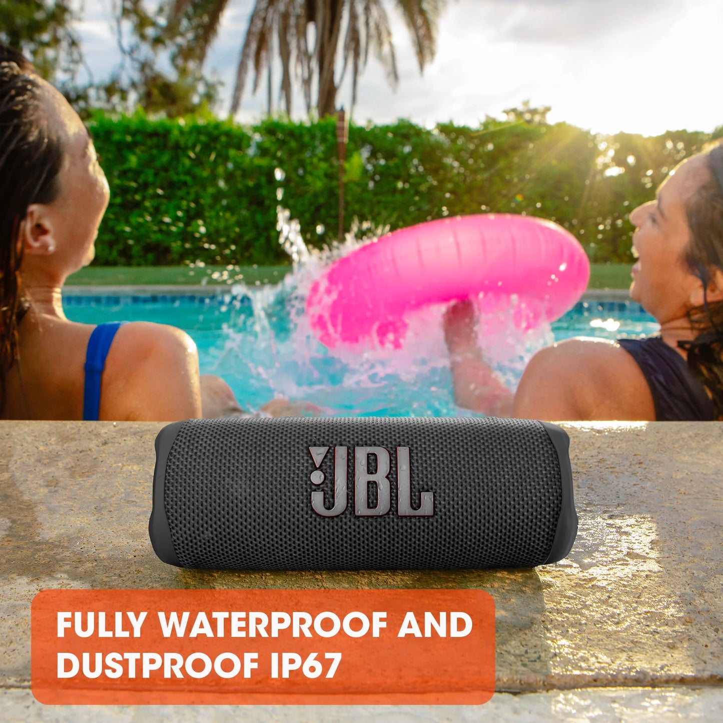 Flip 6 - Portable Waterproof Speaker - Black