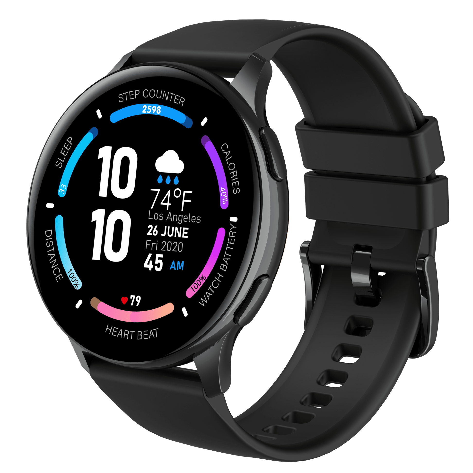 Callie Smartwatch with 1.43" AMOLED Display, Call Functionality, Heart Rate Monitor, IP68 Waterproof, 100 Workout Modes, Compatible with Iphone and Android